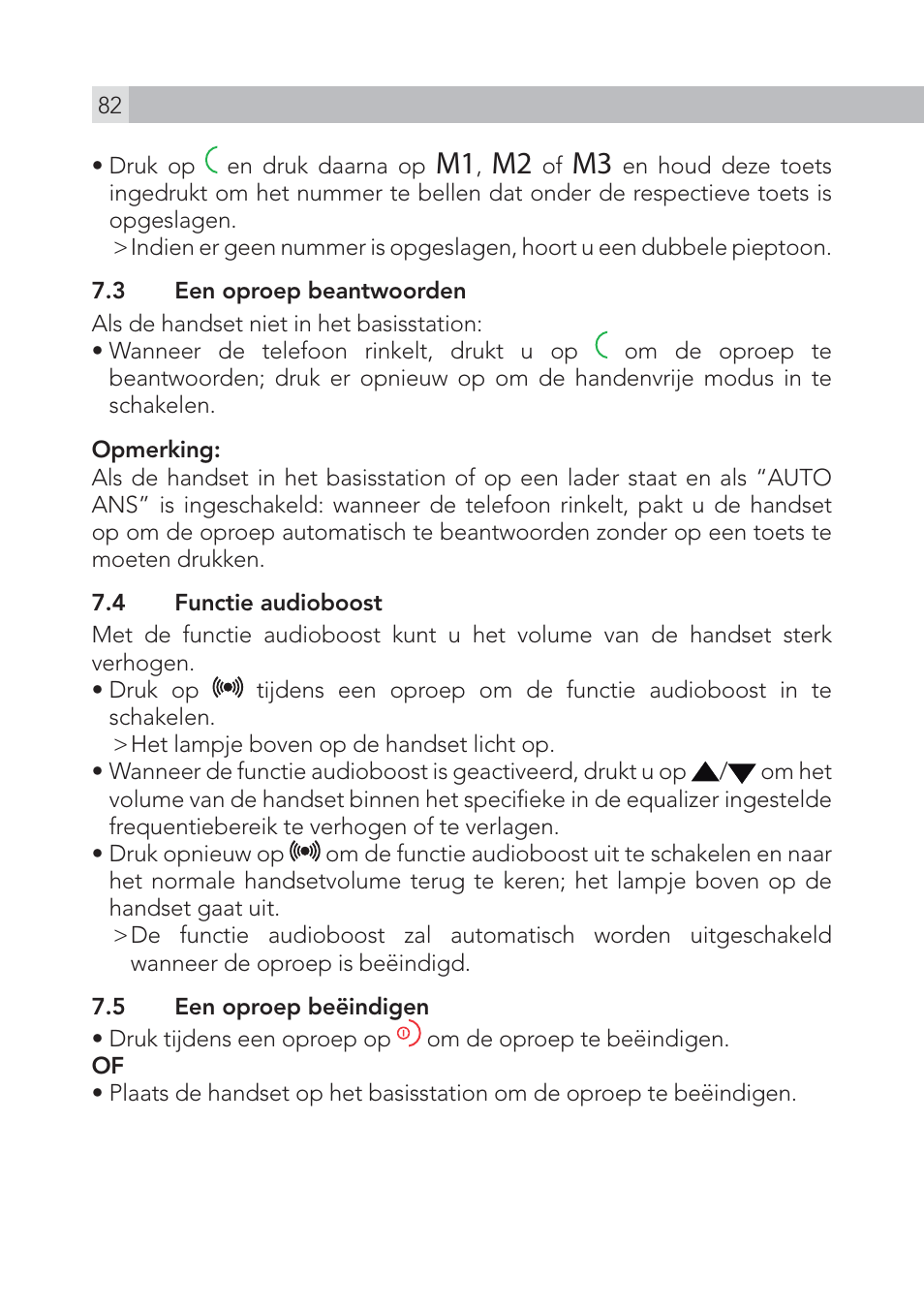 AEG Voxtel S105 User Manual | Page 82 / 268