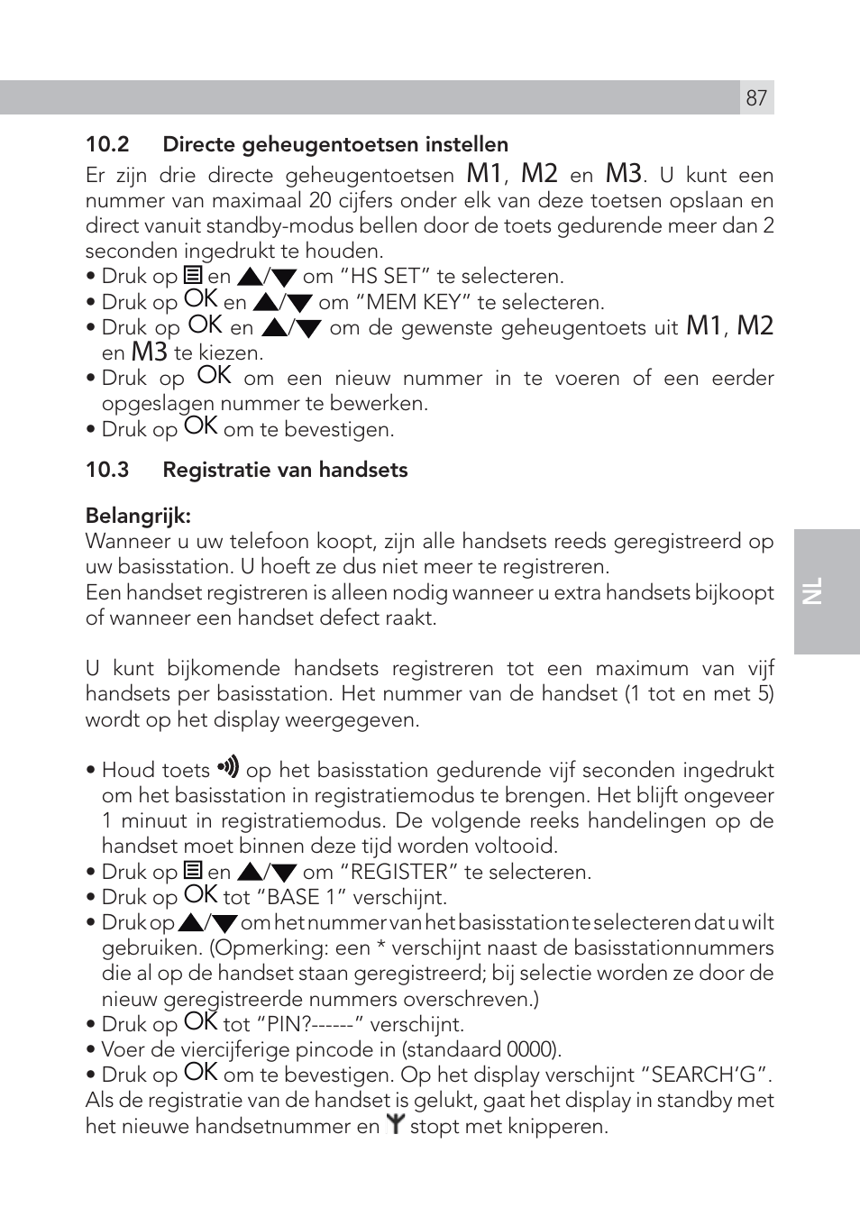 AEG Voxtel S105 User Manual | Page 87 / 268