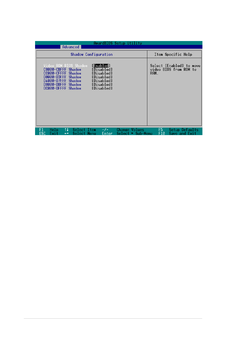 5 shadow configuration | Asus A7N266-VM User Manual | Page 74 / 116