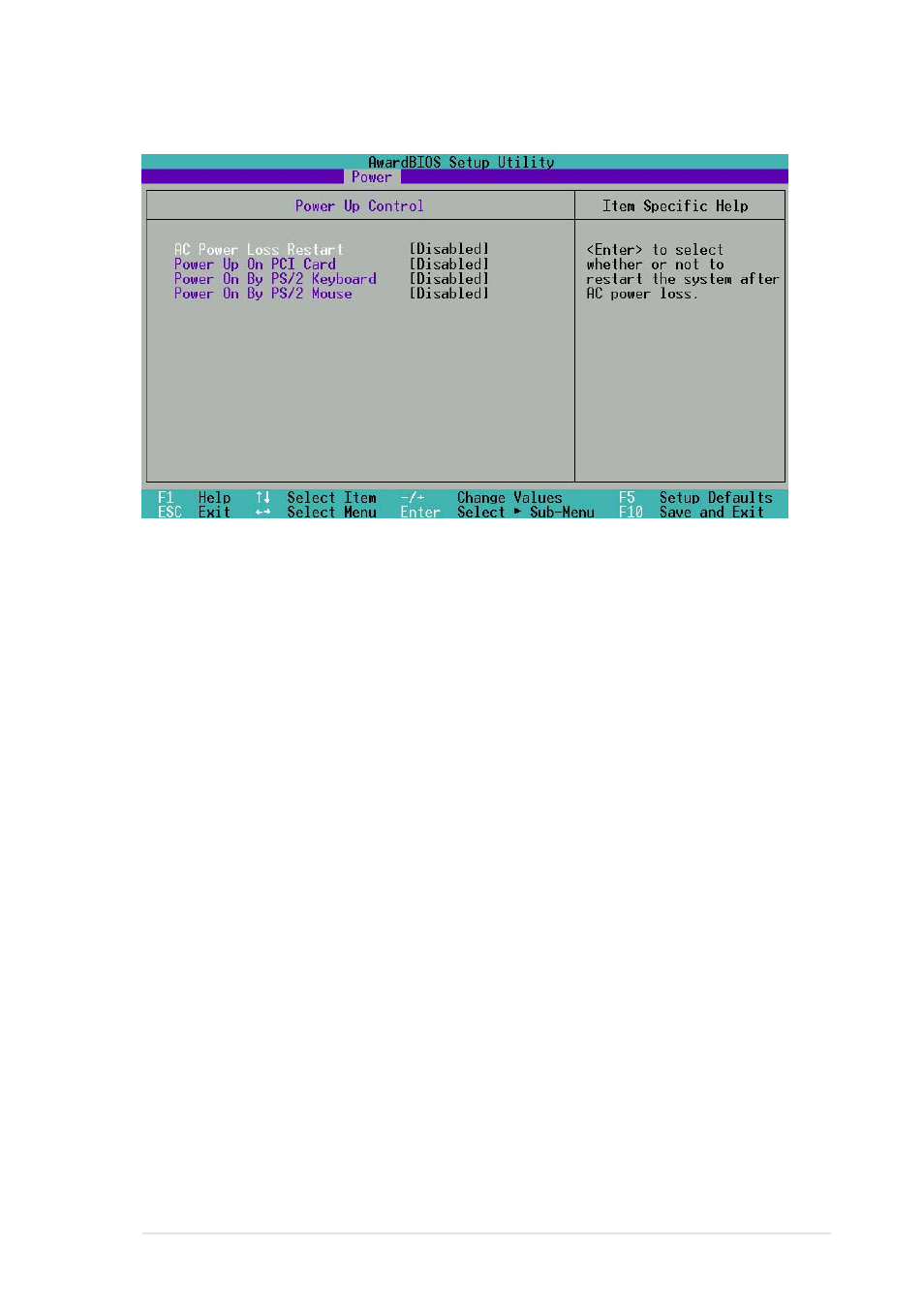 1 power up control | Asus A7N266-VM User Manual | Page 77 / 116