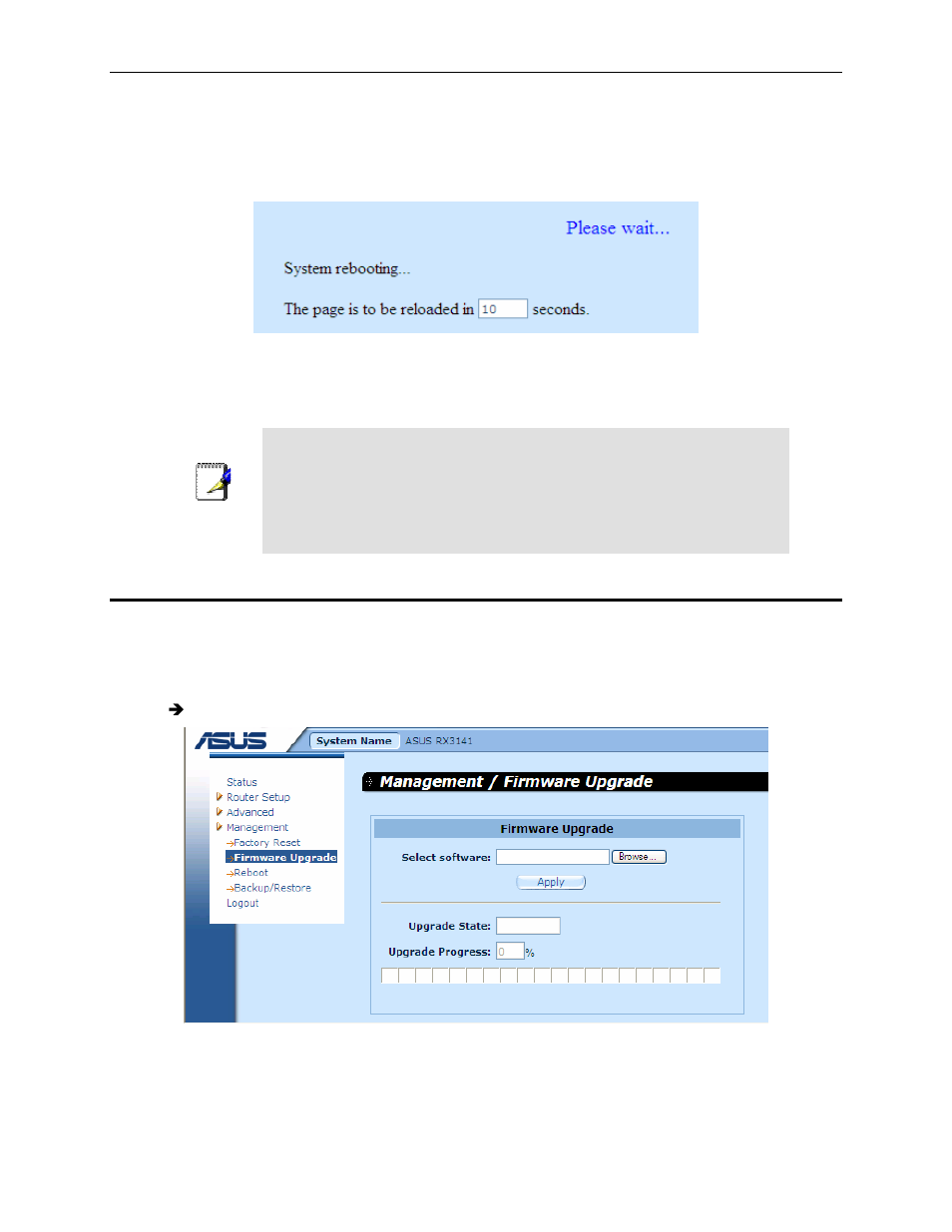 5 firmware upgrade | Asus RX3141 User Manual | Page 85 / 102