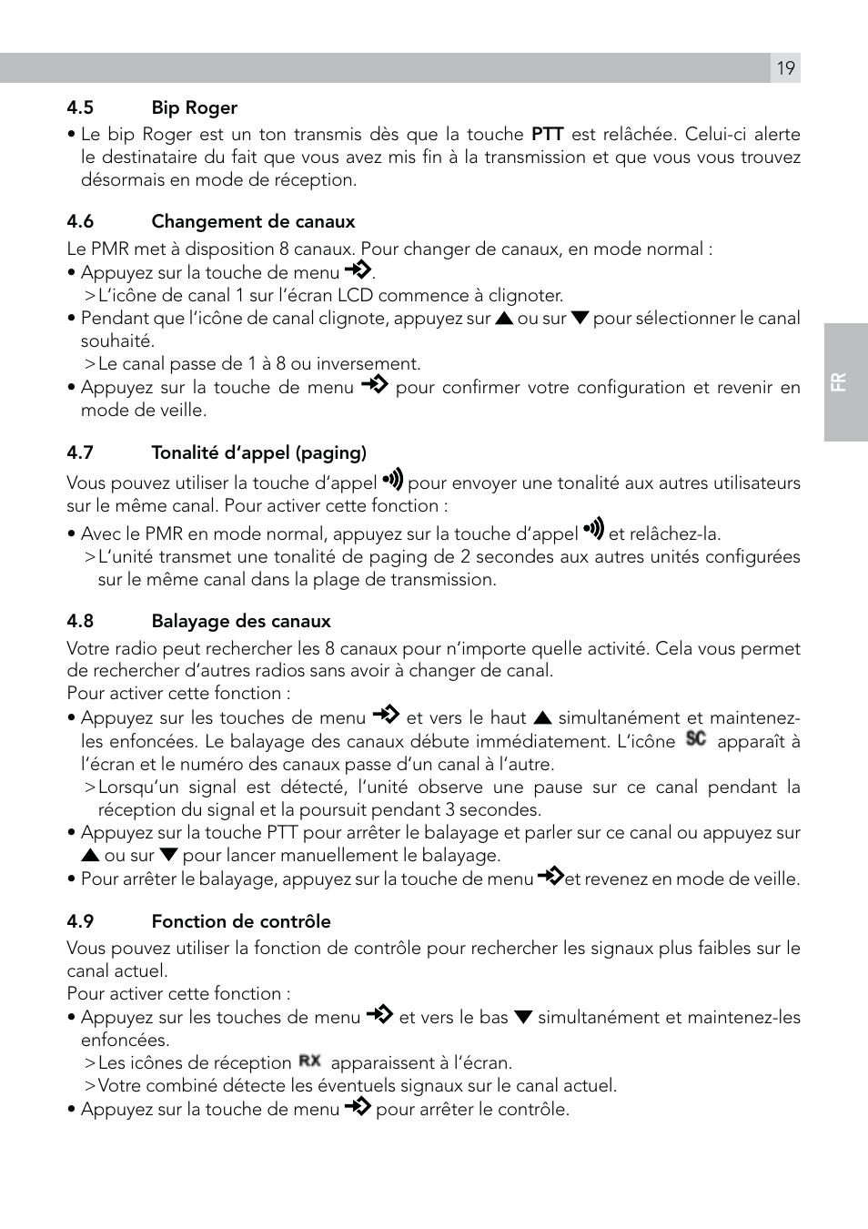 AEG Voxtel R100 User Manual | Page 19 / 64