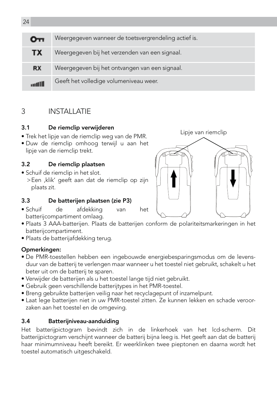 3 installatie | AEG Voxtel R100 User Manual | Page 24 / 64