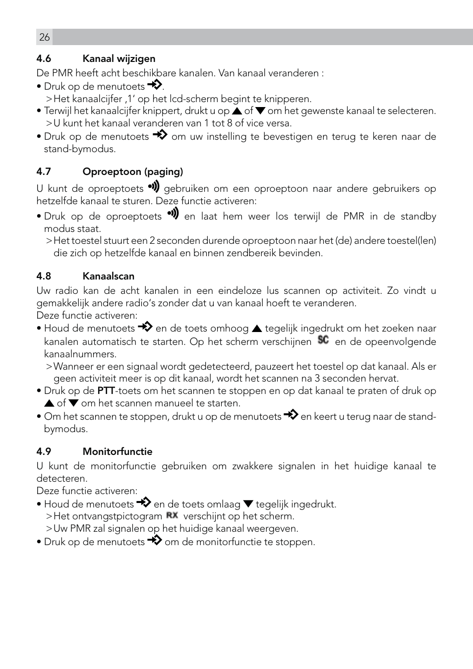 AEG Voxtel R100 User Manual | Page 26 / 64