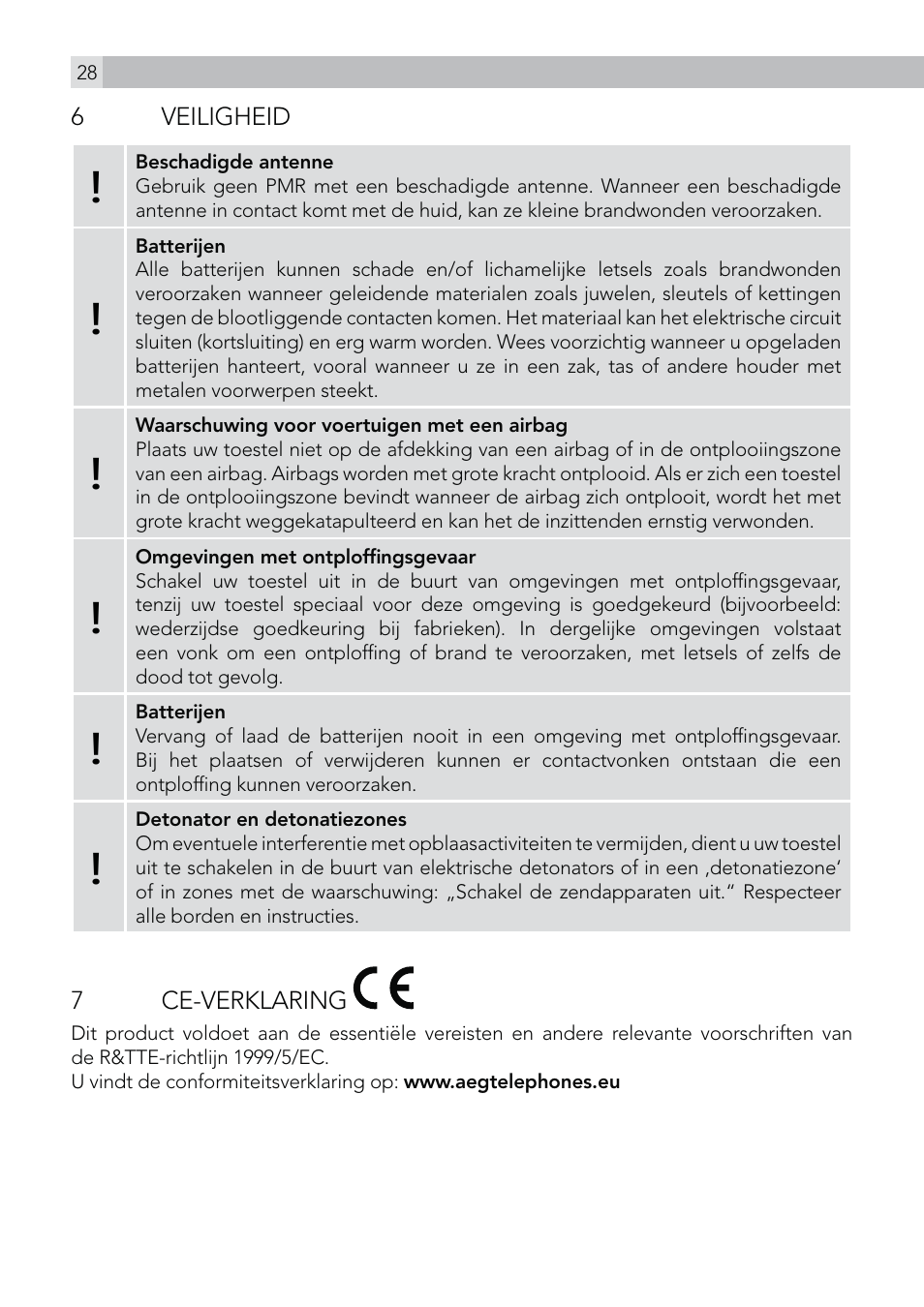 AEG Voxtel R100 User Manual | Page 28 / 64