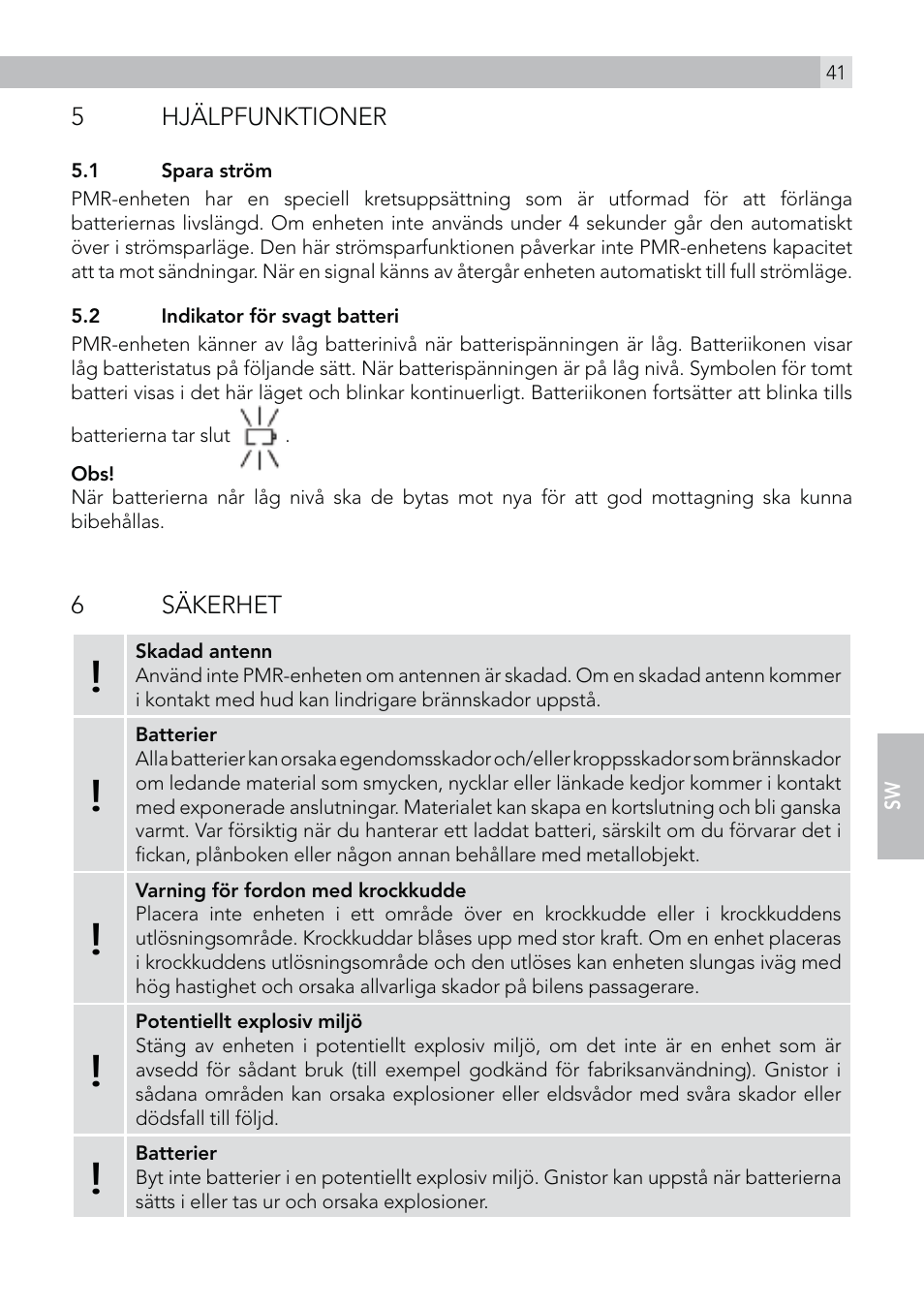 AEG Voxtel R100 User Manual | Page 41 / 64