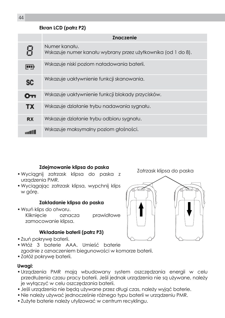 3 instalacja | AEG Voxtel R100 User Manual | Page 44 / 64