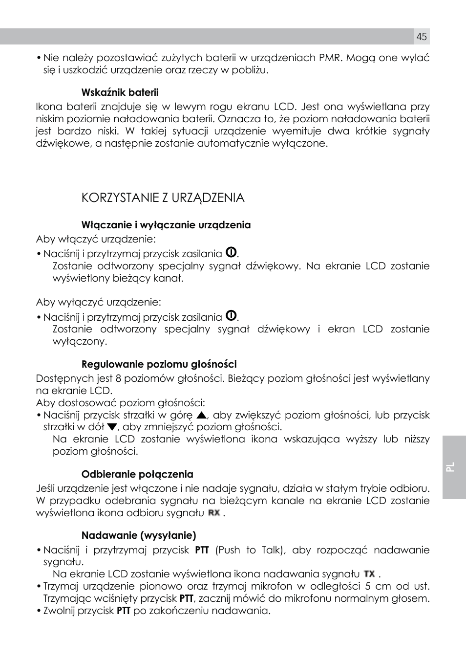 AEG Voxtel R100 User Manual | Page 45 / 64