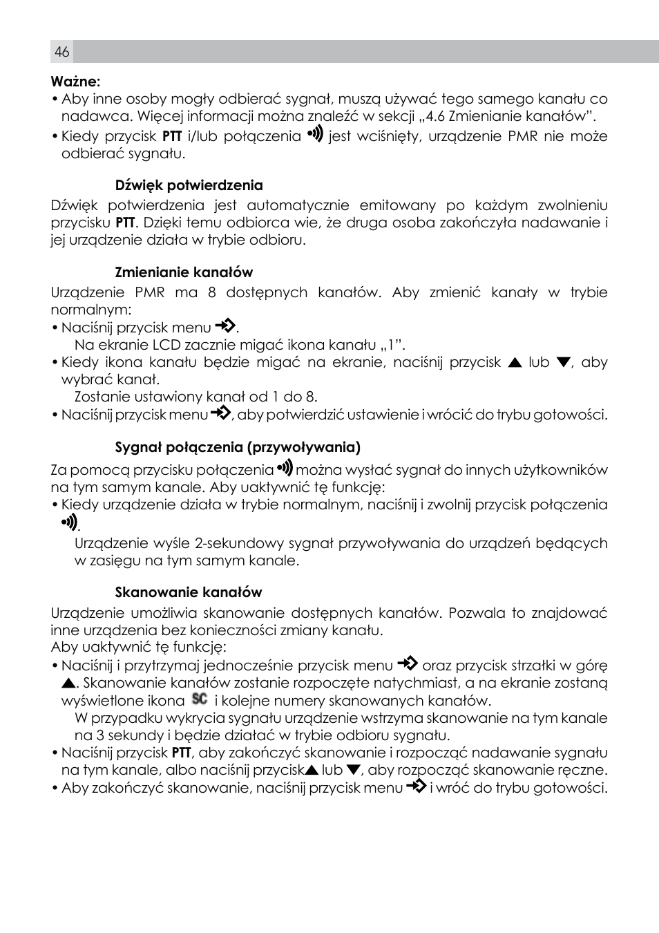 AEG Voxtel R100 User Manual | Page 46 / 64