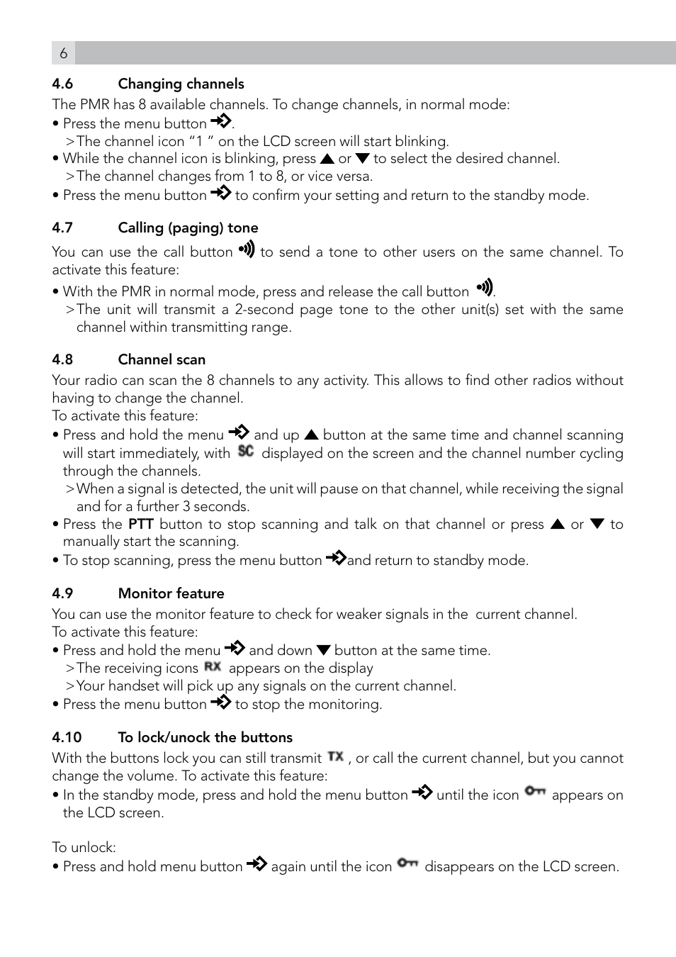 AEG Voxtel R100 User Manual | Page 6 / 64