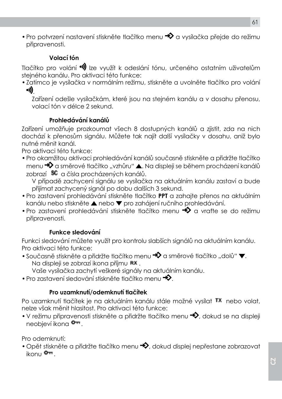 AEG Voxtel R100 User Manual | Page 61 / 64