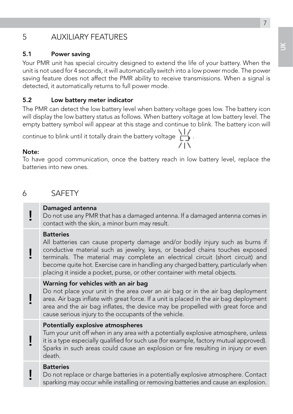 AEG Voxtel R100 User Manual | Page 7 / 64