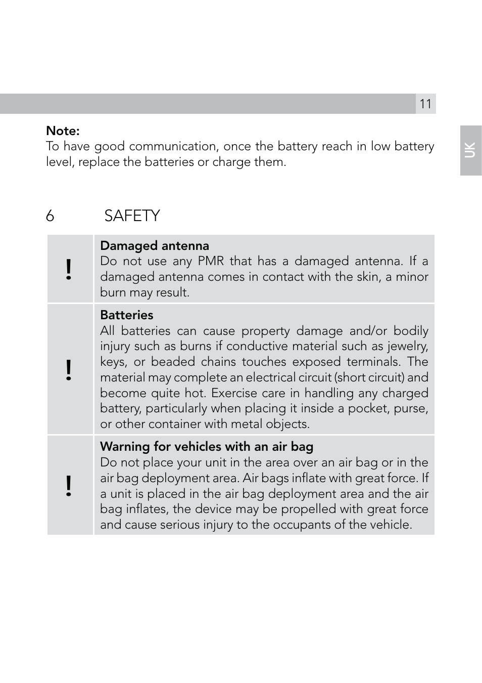 AEG Voxtel R110 User Manual | Page 11 / 116
