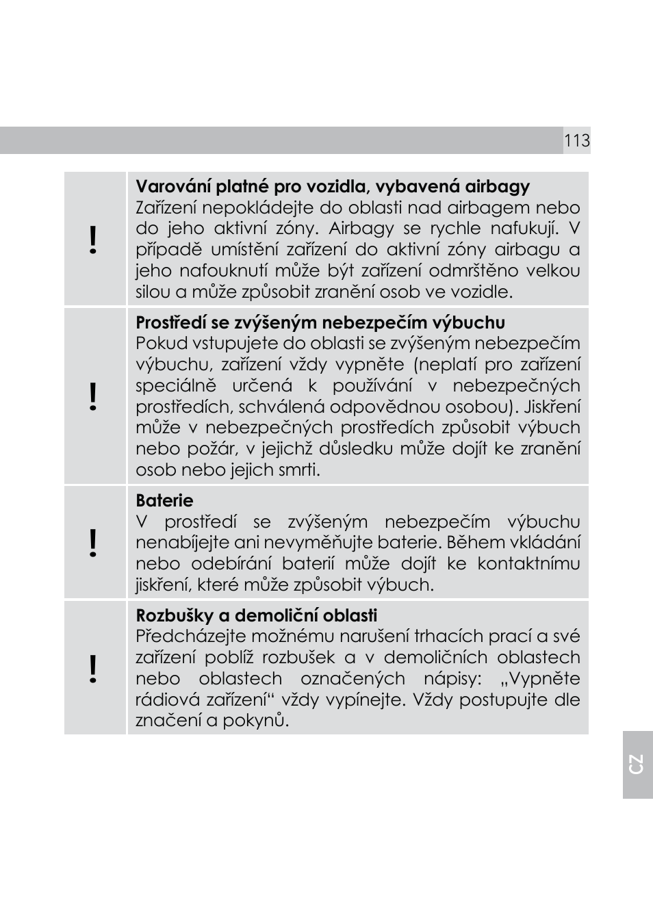 AEG Voxtel R110 User Manual | Page 113 / 116