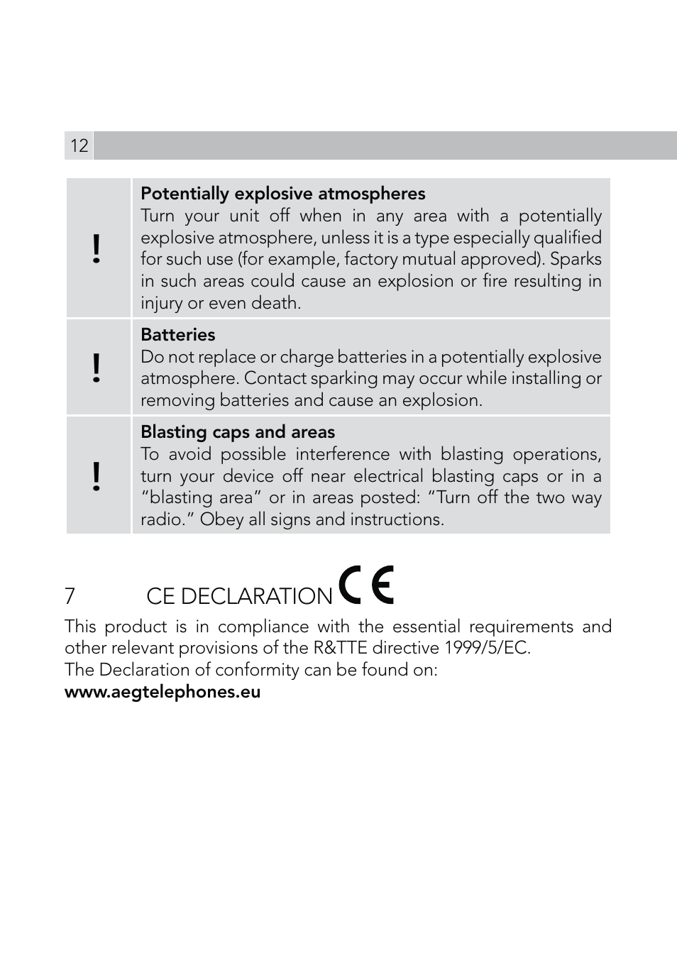 AEG Voxtel R110 User Manual | Page 12 / 116