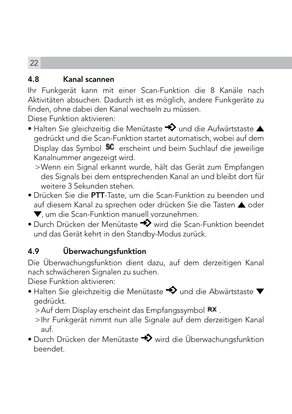 AEG Voxtel R110 User Manual | Page 22 / 116