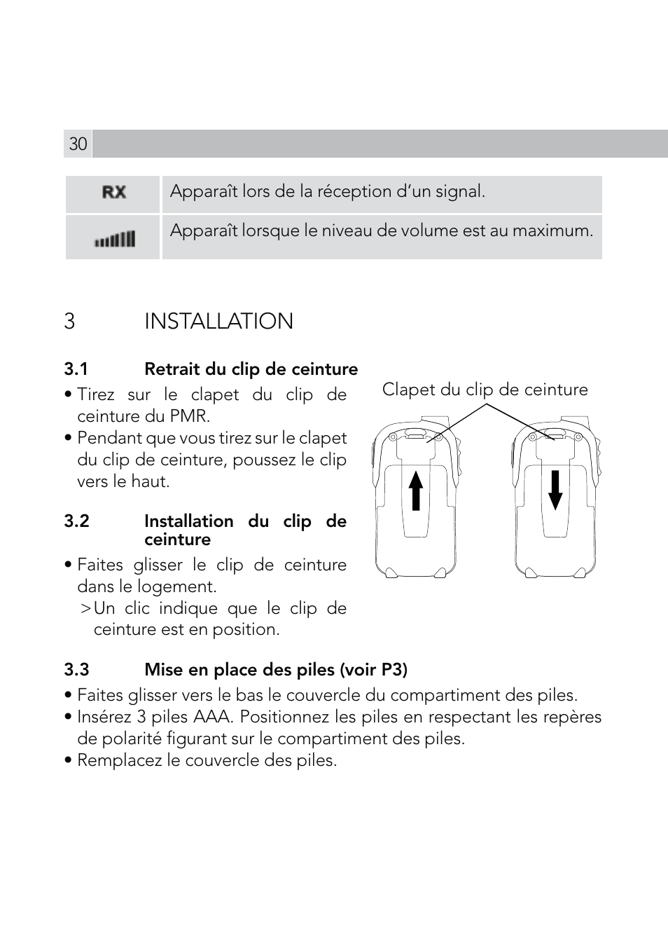 3 installation | AEG Voxtel R110 User Manual | Page 30 / 116