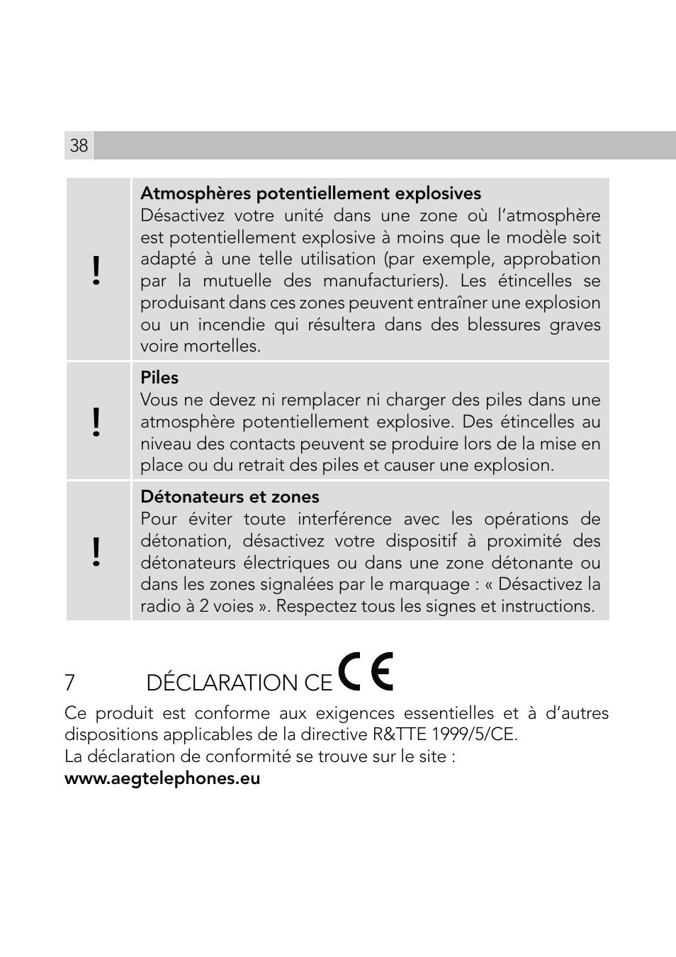 AEG Voxtel R110 User Manual | Page 38 / 116