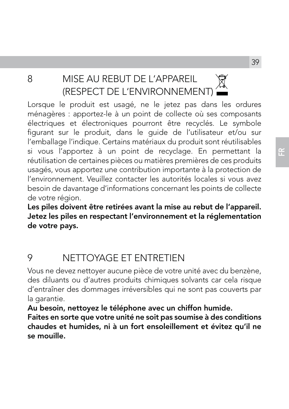 AEG Voxtel R110 User Manual | Page 39 / 116