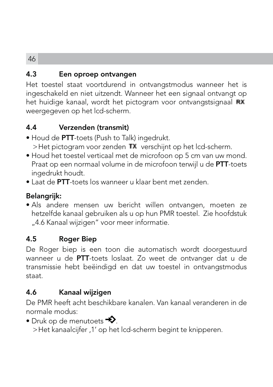 AEG Voxtel R110 User Manual | Page 46 / 116