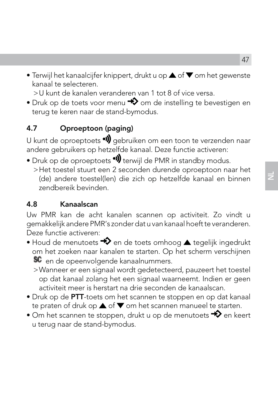 AEG Voxtel R110 User Manual | Page 47 / 116