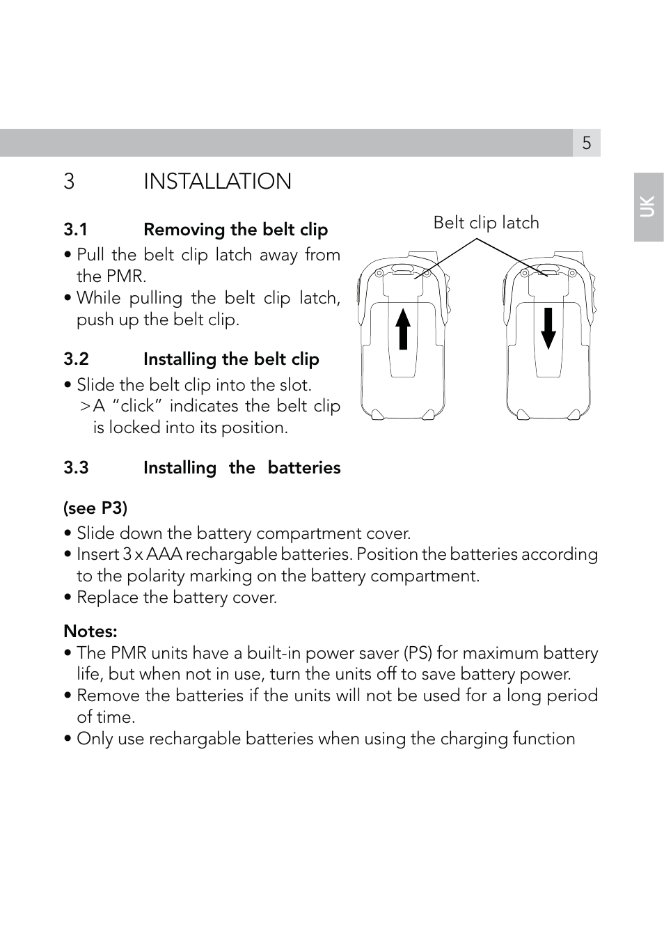 3 installation | AEG Voxtel R110 User Manual | Page 5 / 116