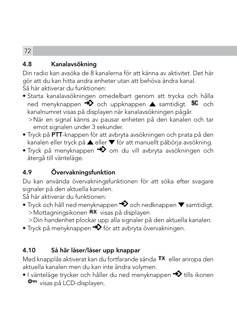 AEG Voxtel R110 User Manual | Page 72 / 116