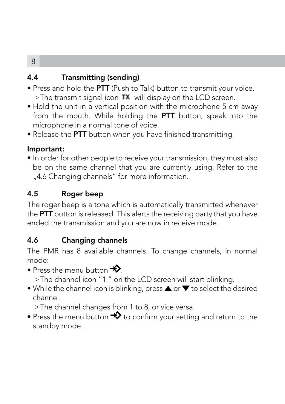 AEG Voxtel R110 User Manual | Page 8 / 116