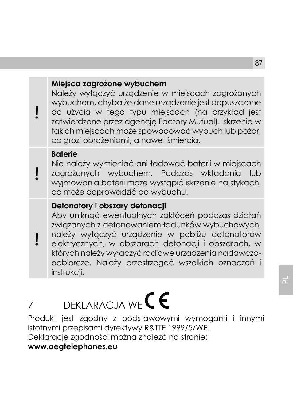 AEG Voxtel R110 User Manual | Page 87 / 116