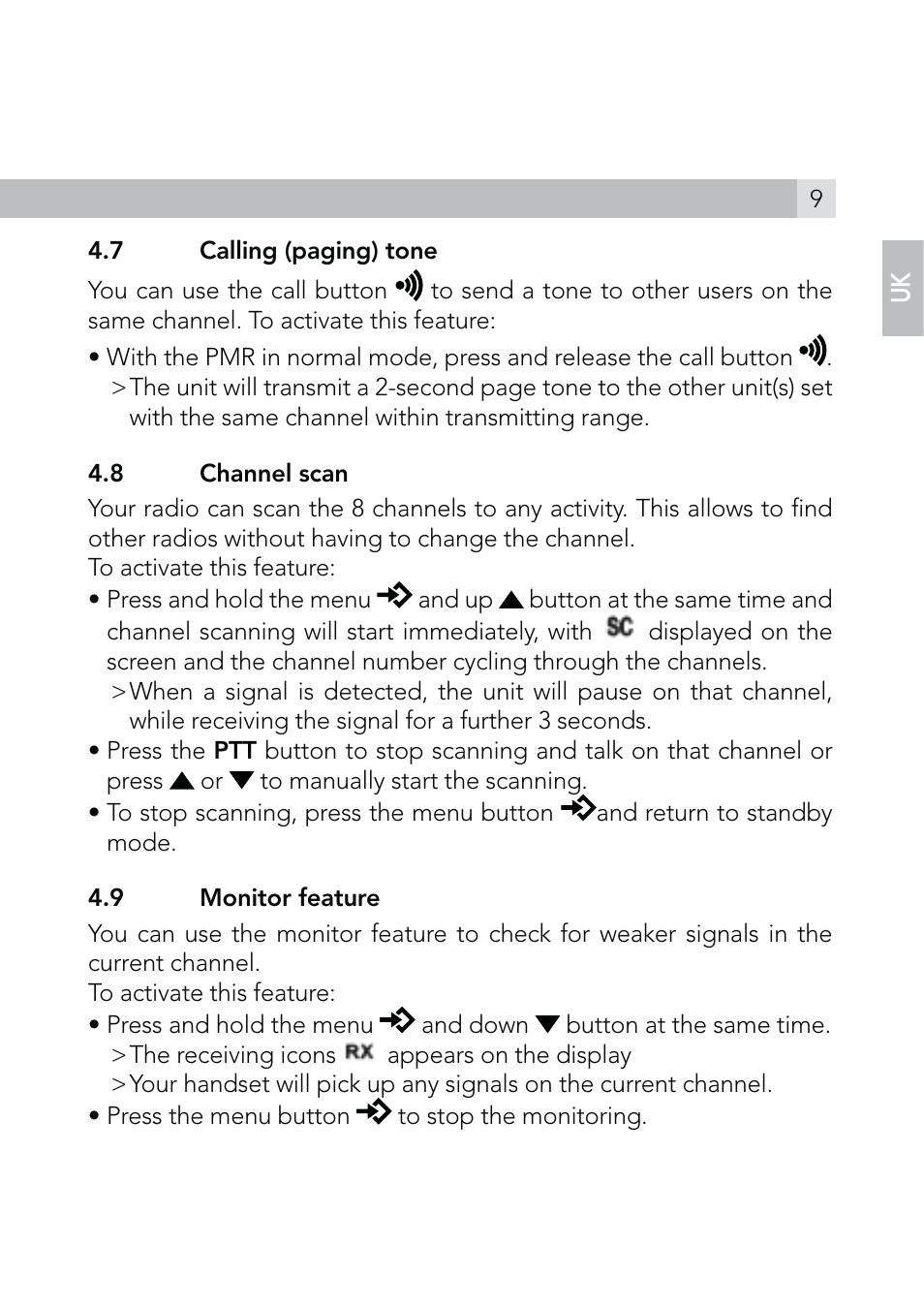 AEG Voxtel R110 User Manual | Page 9 / 116