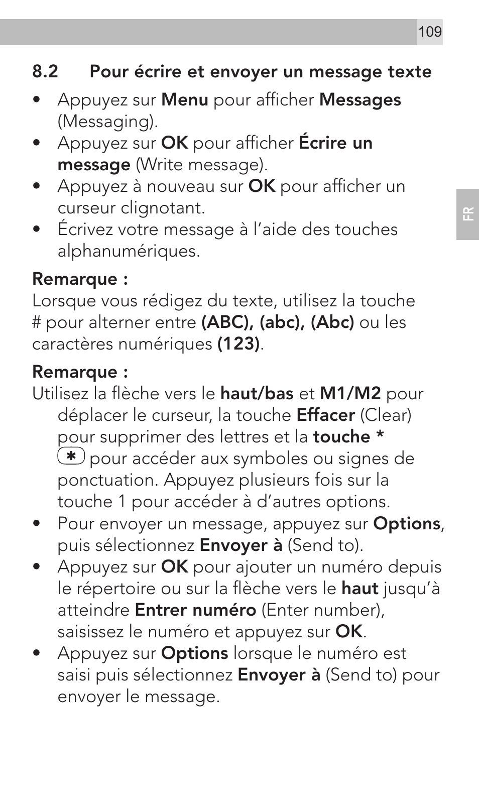 AEG Voxtel M320 User Manual | Page 109 / 224