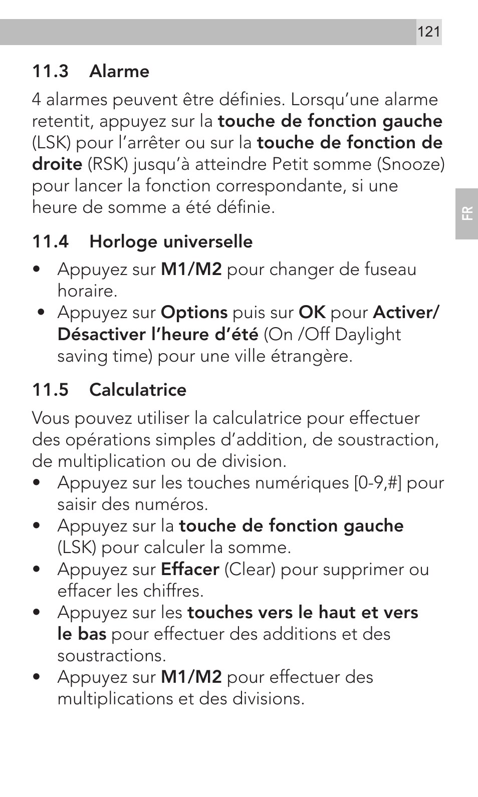 AEG Voxtel M320 User Manual | Page 121 / 224