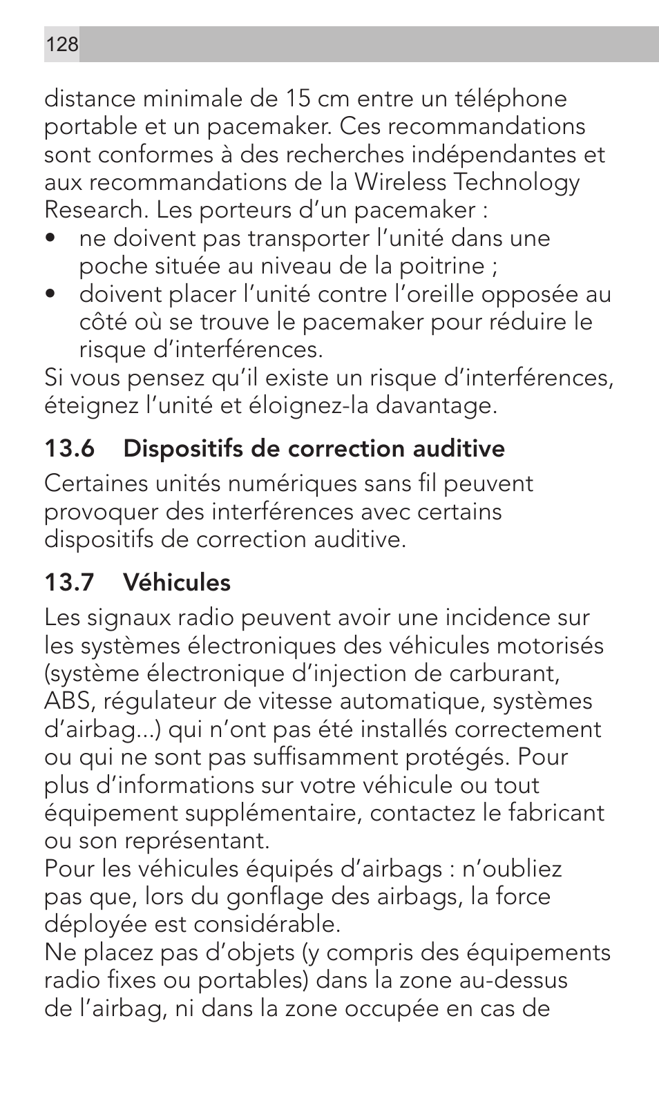 AEG Voxtel M320 User Manual | Page 128 / 224