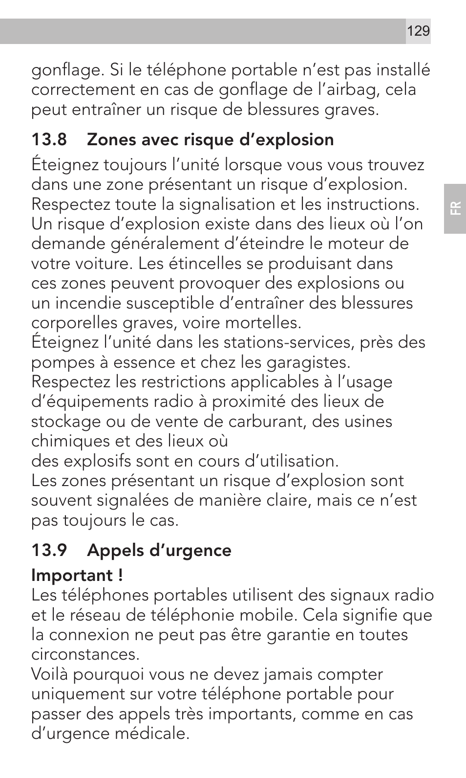 AEG Voxtel M320 User Manual | Page 129 / 224