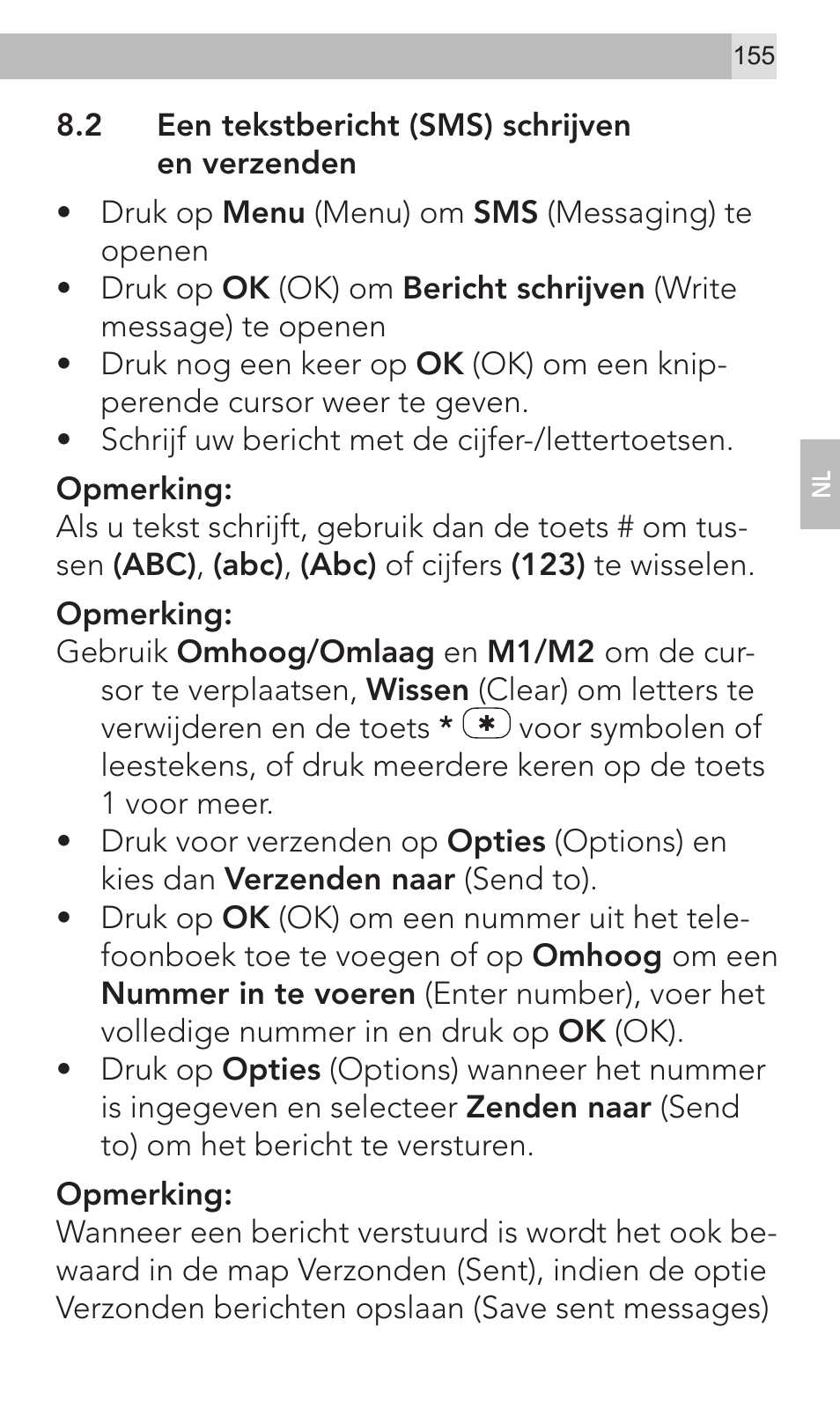 AEG Voxtel M320 User Manual | Page 155 / 224