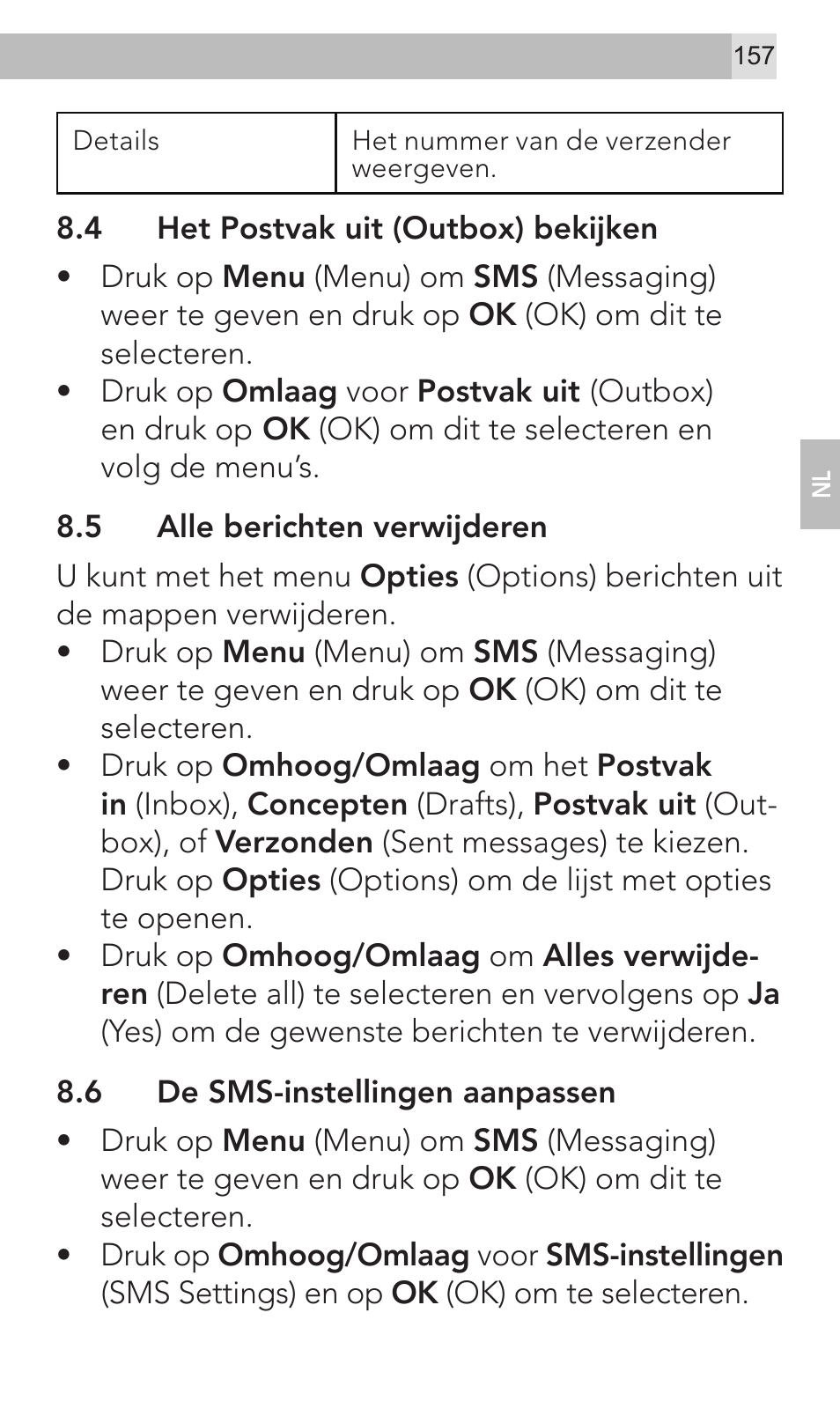 AEG Voxtel M320 User Manual | Page 157 / 224