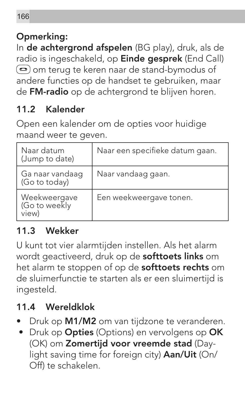 AEG Voxtel M320 User Manual | Page 166 / 224
