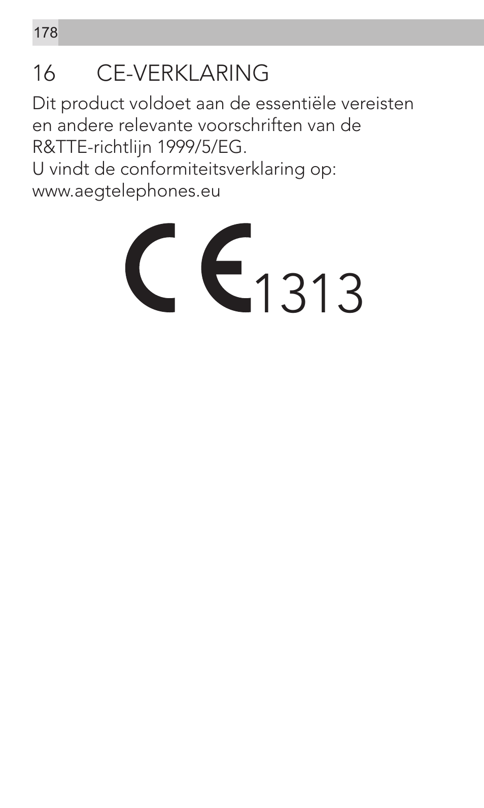AEG Voxtel M320 User Manual | Page 178 / 224