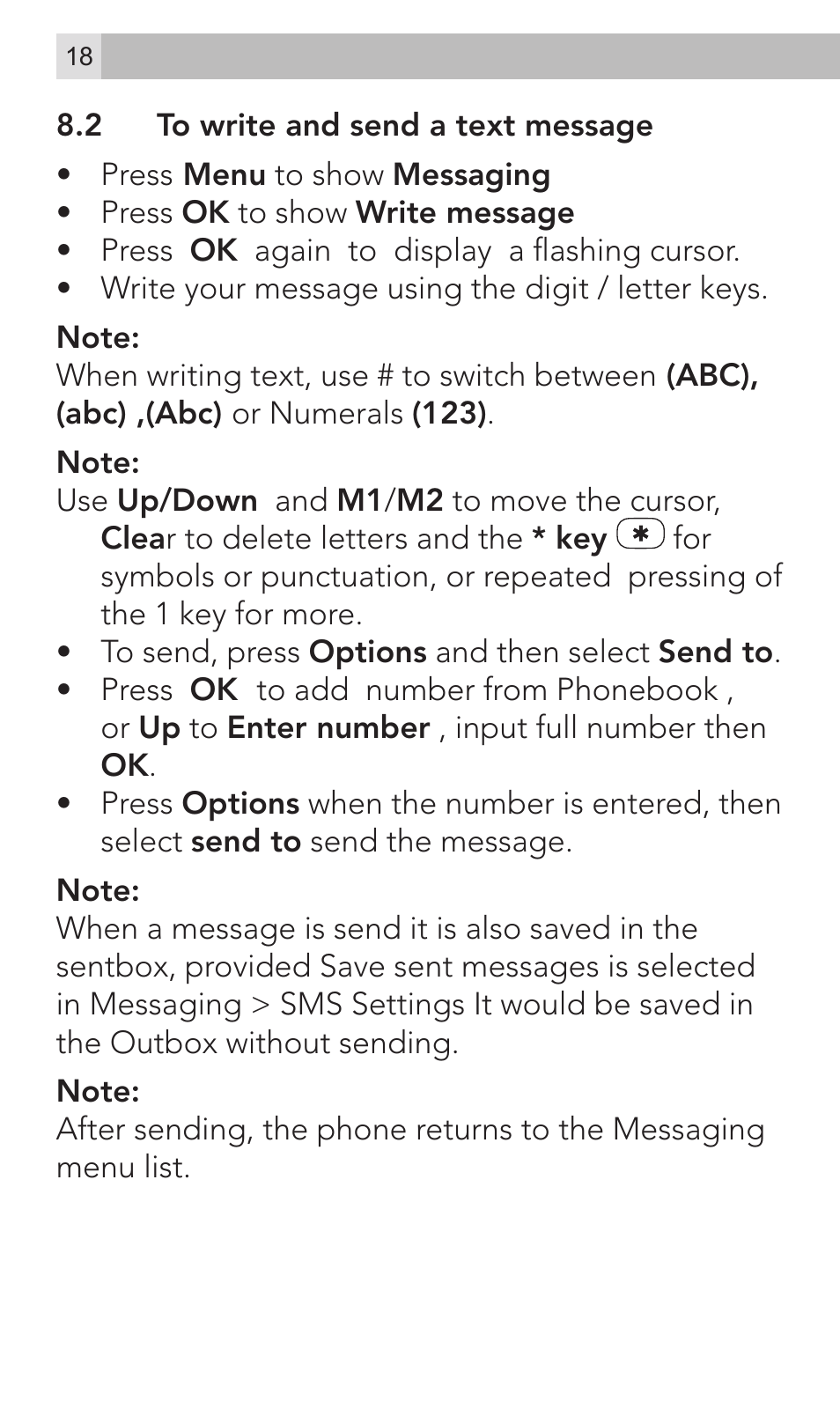 AEG Voxtel M320 User Manual | Page 18 / 224