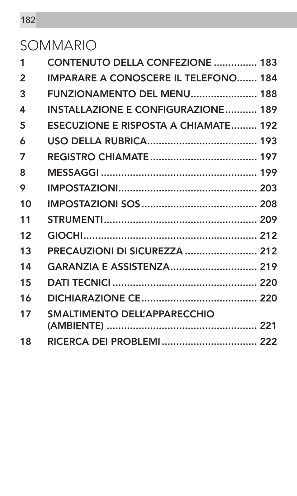 AEG Voxtel M320 User Manual | Page 182 / 224