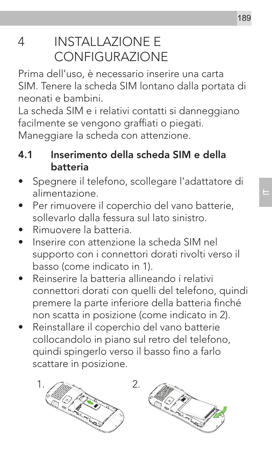 4installazione e configurazione | AEG Voxtel M320 User Manual | Page 189 / 224