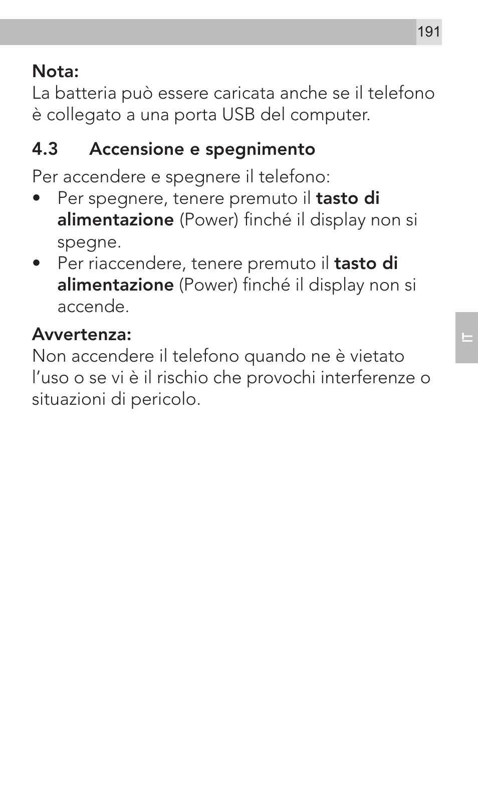 AEG Voxtel M320 User Manual | Page 191 / 224