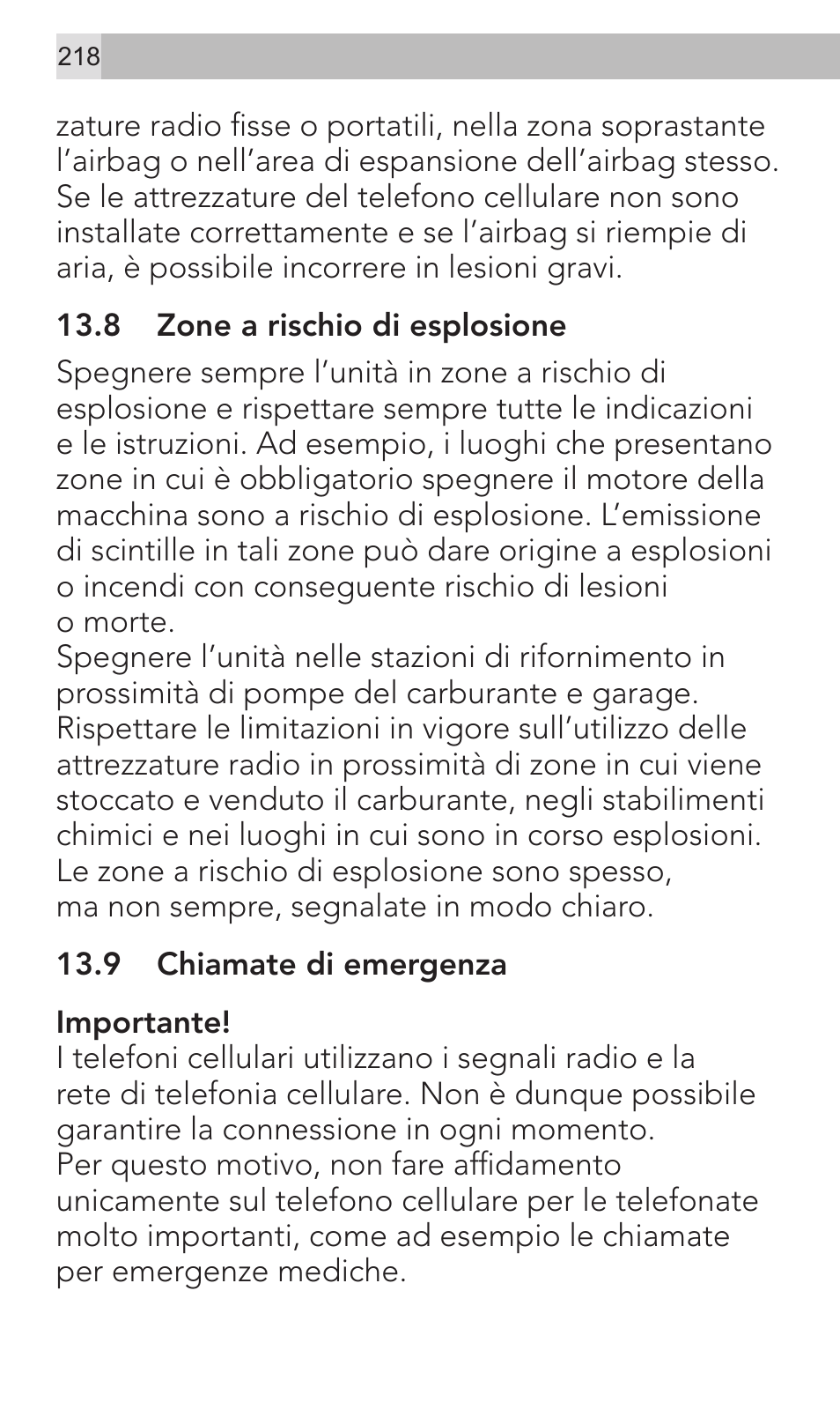 AEG Voxtel M320 User Manual | Page 218 / 224