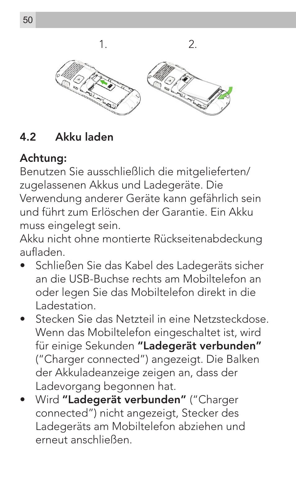AEG Voxtel M320 User Manual | Page 50 / 224