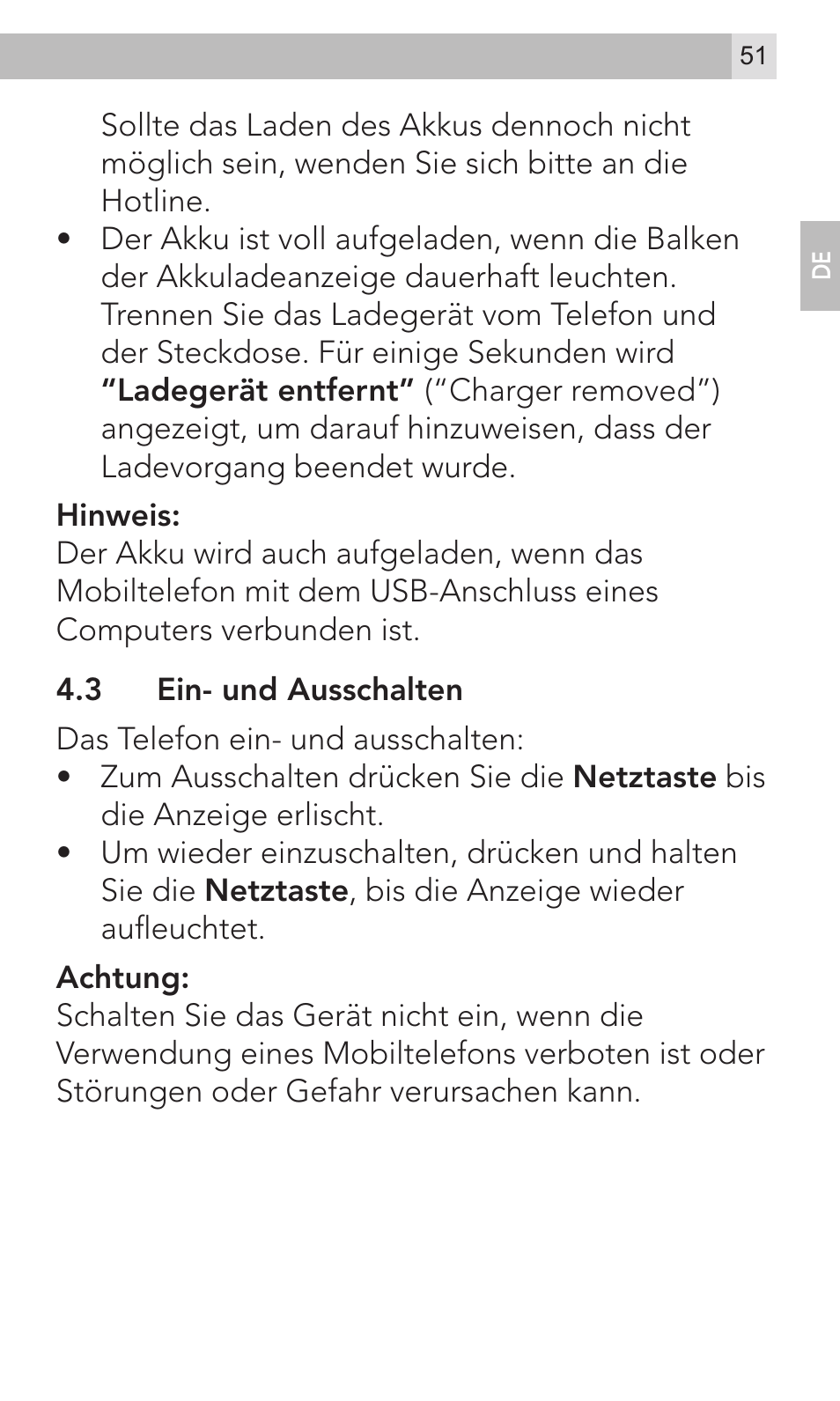 AEG Voxtel M320 User Manual | Page 51 / 224