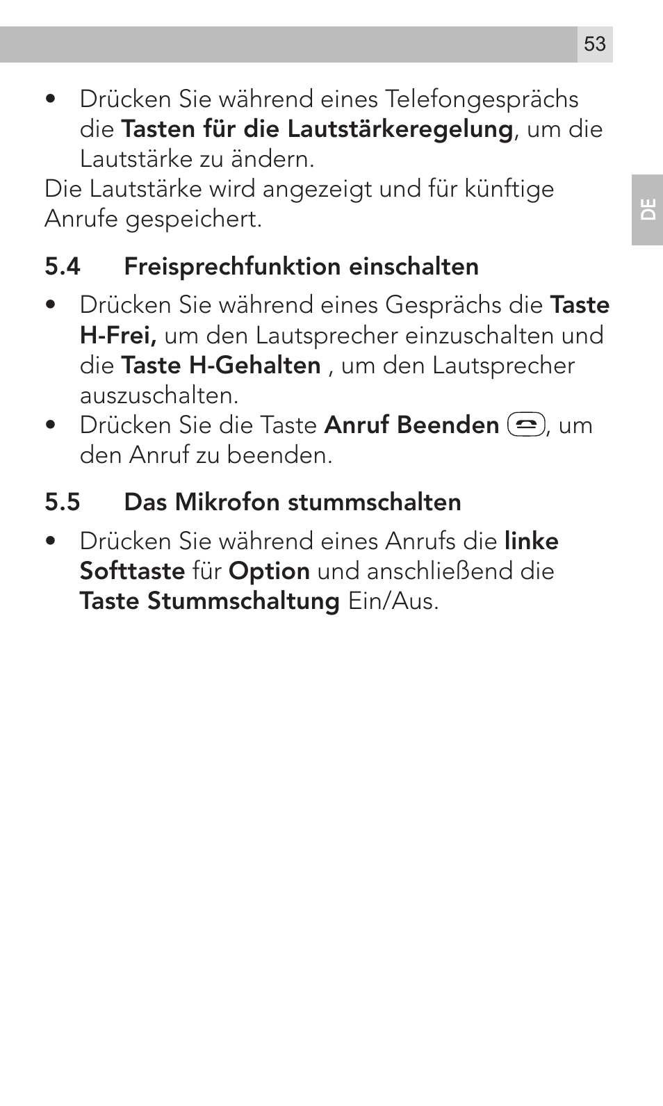 AEG Voxtel M320 User Manual | Page 53 / 224