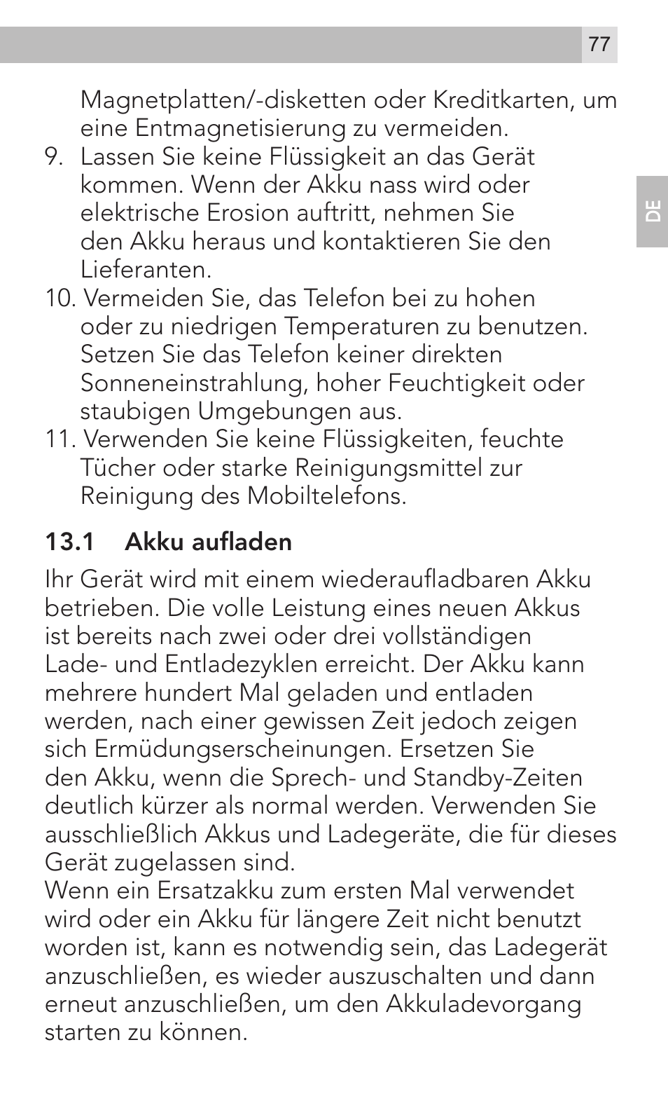 AEG Voxtel M320 User Manual | Page 77 / 224