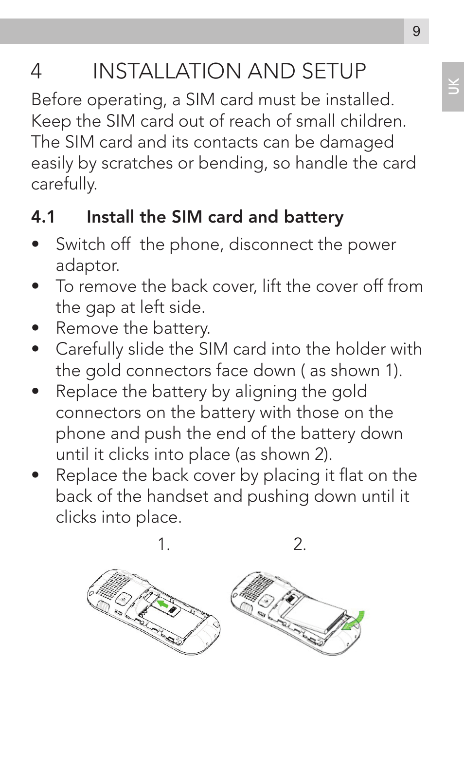 4installation and setup | AEG Voxtel M320 User Manual | Page 9 / 224