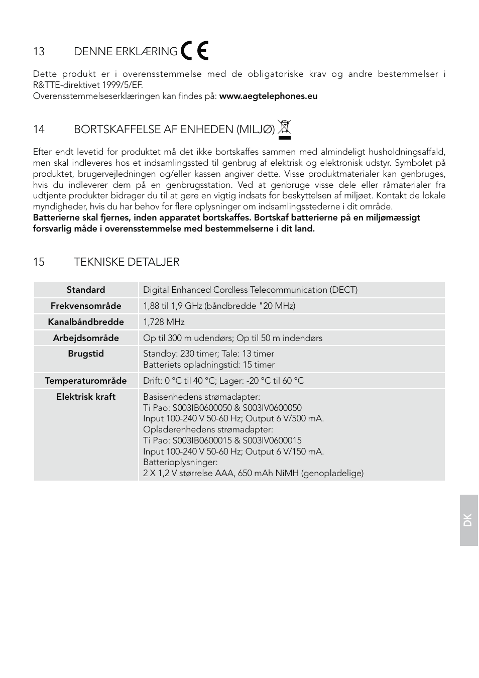 AEG Eclipse 15 User Manual | Page 117 / 144