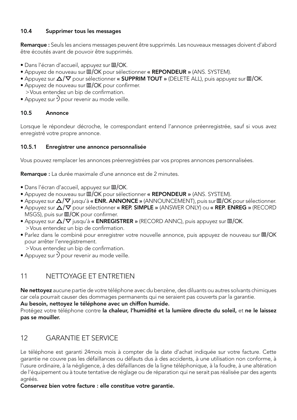 11 nettoyage et entretien, 12 garantie et service | AEG Eclipse 15 User Manual | Page 38 / 144